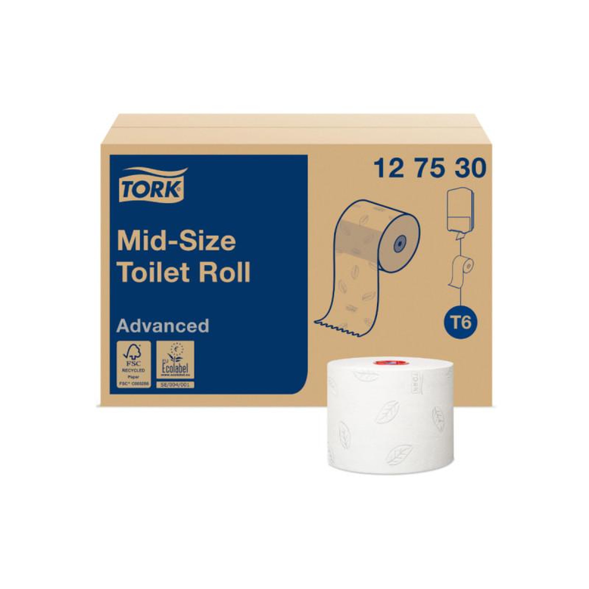 Tork Lot de 27 rouleaux tork papier toilette - qualité supérieure - 127530