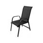 Voir la diapositive 2 : Habitat et Jardin Lot de 2 fauteuils de jardin  Porto  alu/textilène - Noir