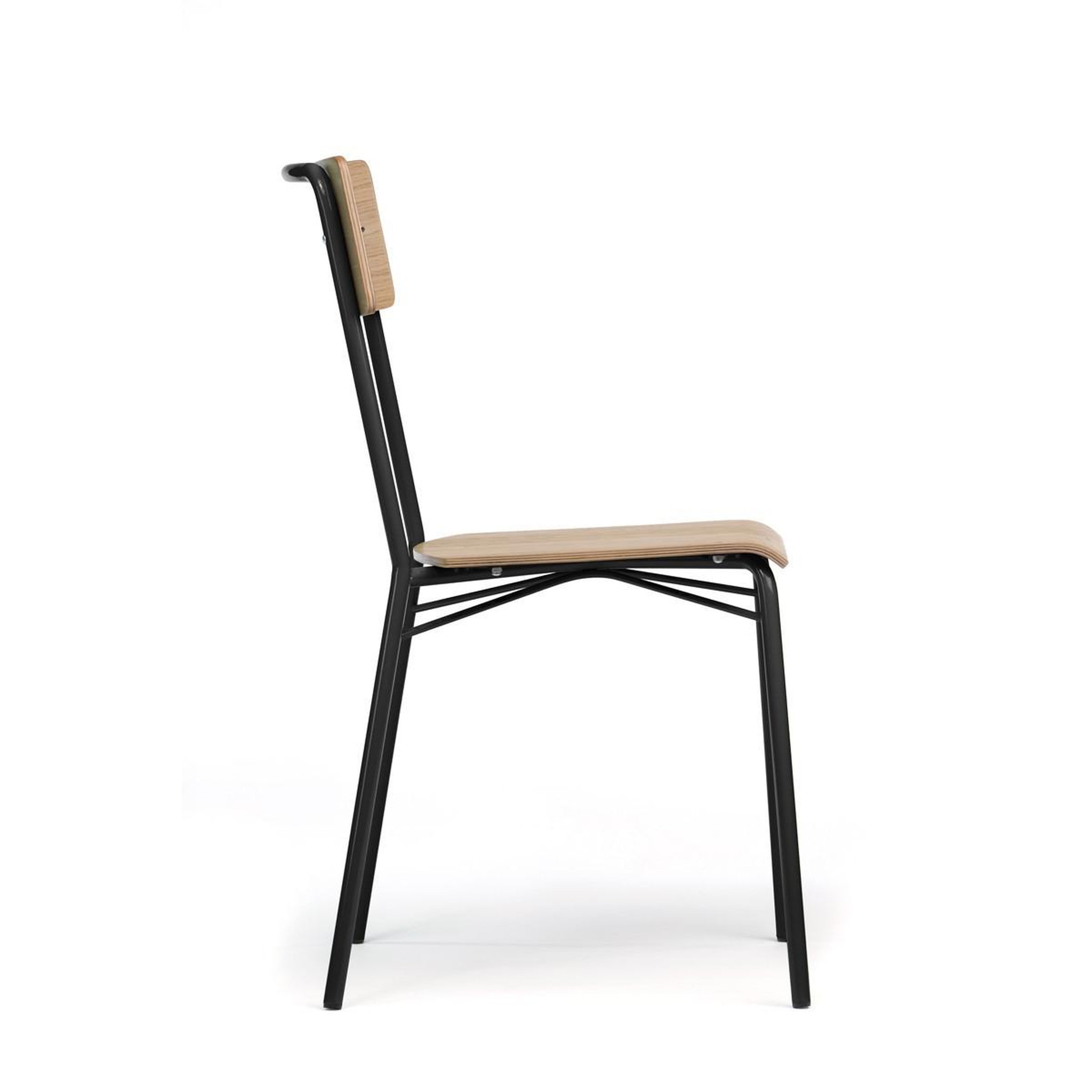 Voir la diapositive 5 : Paris Prix Lot de 2 chaises design  ashburn  82cm chêne