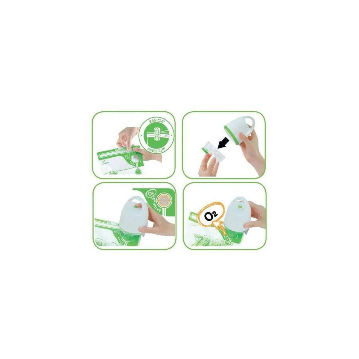 FOSA Sachets sous vide Adaptateur sac sous vide