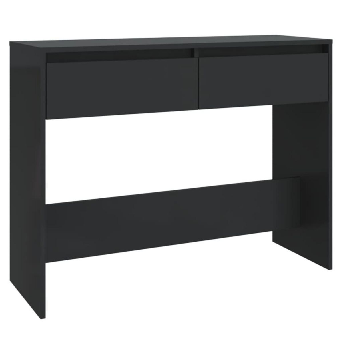 VIDAXL Table console noir 100x35x76,5 cm bois d'ingenierie