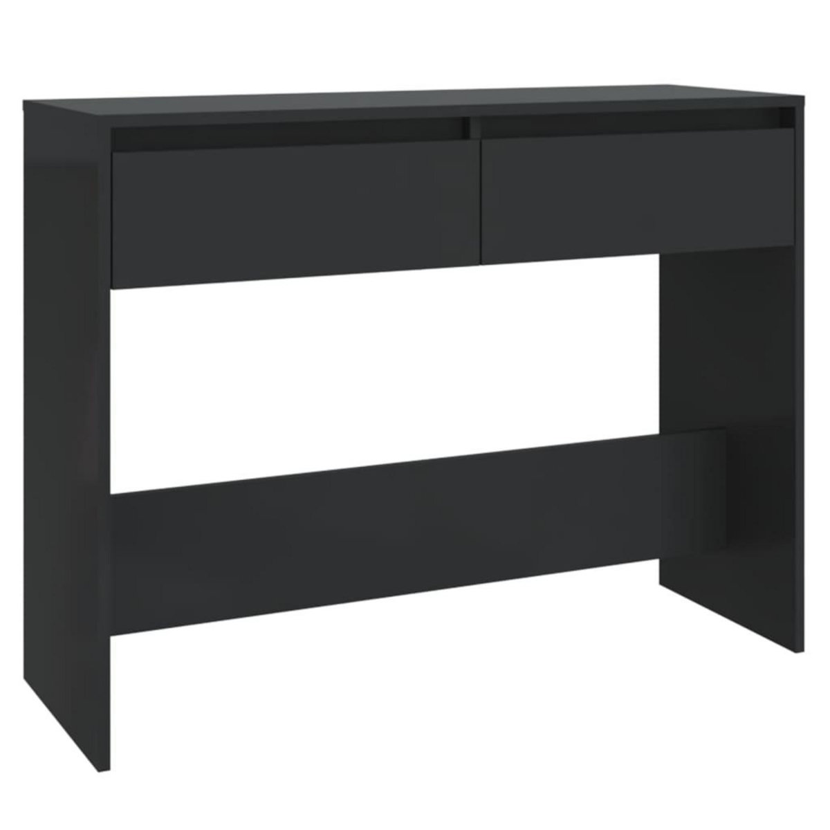 VIDAXL Table console noir 100x35x76,5 cm bois d'ingenierie