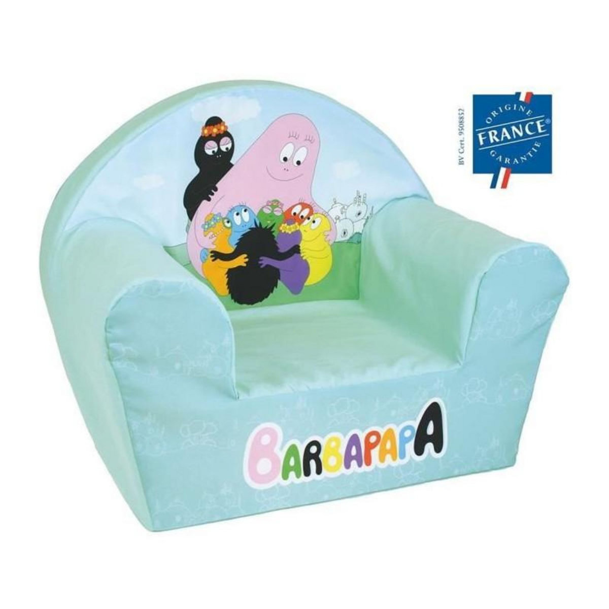 Fun House Fauteuil club enfant - BARBAPAPA - FUN HOUSE - Origine France - 52 x 33 x 42 cm
