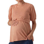MAMALICIOUS Top de Grossesse Terracotta Femme Mamalicious Anabella. Coloris disponibles : Orange