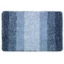 Wenko Tapis de salle de bain moderne Luso - L. 90 x l. 60 cm - Bleu