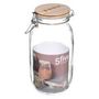 Voir la diapositive 3 : FIVE Bocal en Verre  Wording  2L Transparent