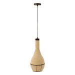 Paris Prix Lampe Suspension en Jonc  Poire  56cm Naturel