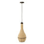 Voir la diapositive 1 : Paris Prix Lampe Suspension en Jonc  Poire  56cm Naturel