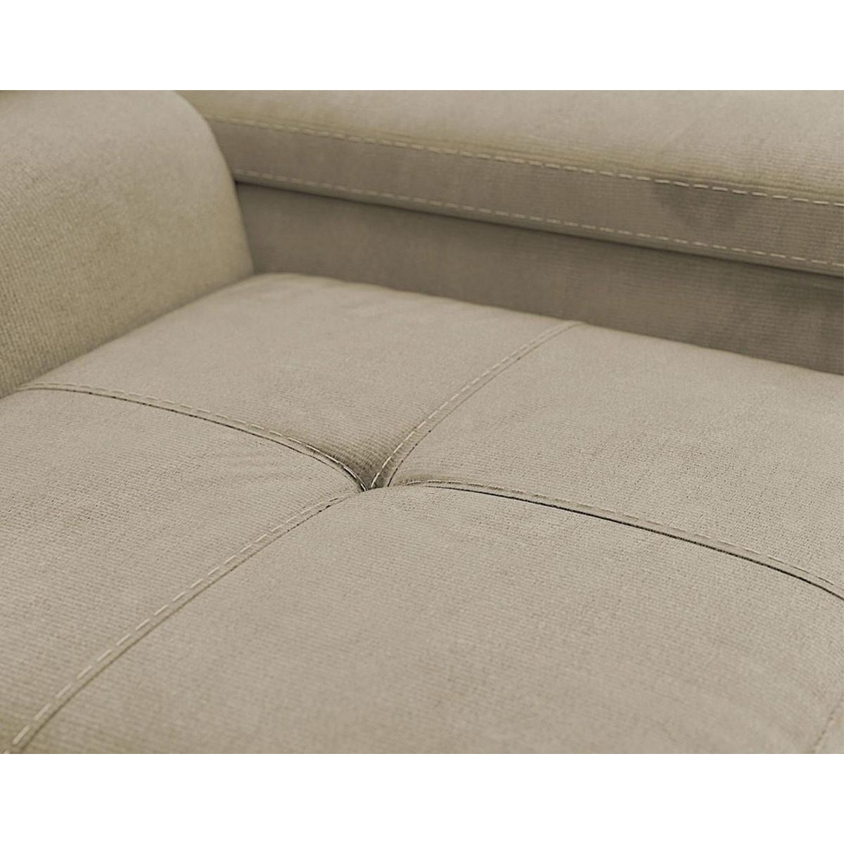 BEST MOBILIER Pablo - fauteuil avec têtière ajustable - en velours