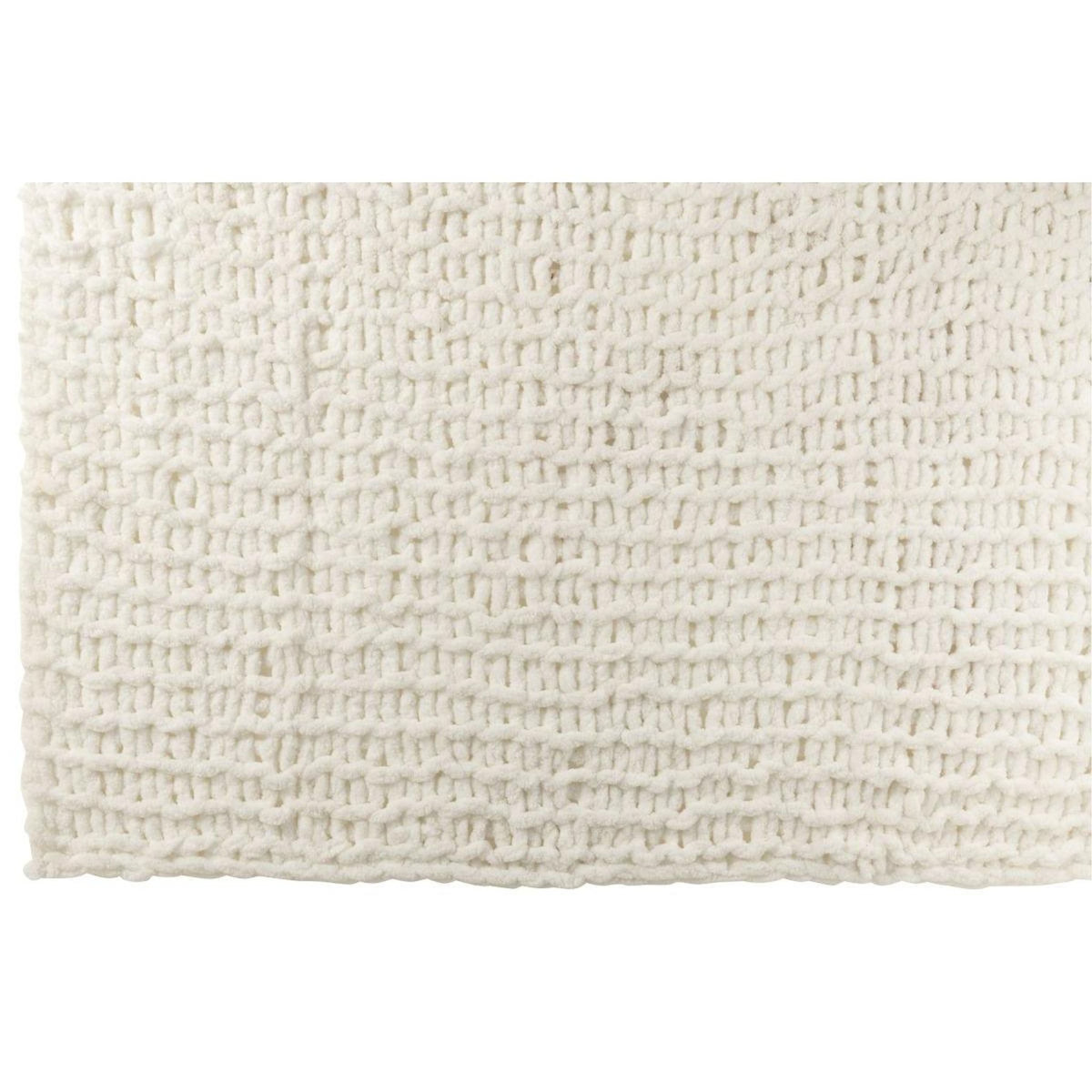 Paris Prix Plaid Tricoté  Efrain  130x170cm Blanc