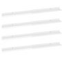 Voir la diapositive 2 : VIDAXL Etageres murales 4 pcs Blanc brillant 100x9x3 cm