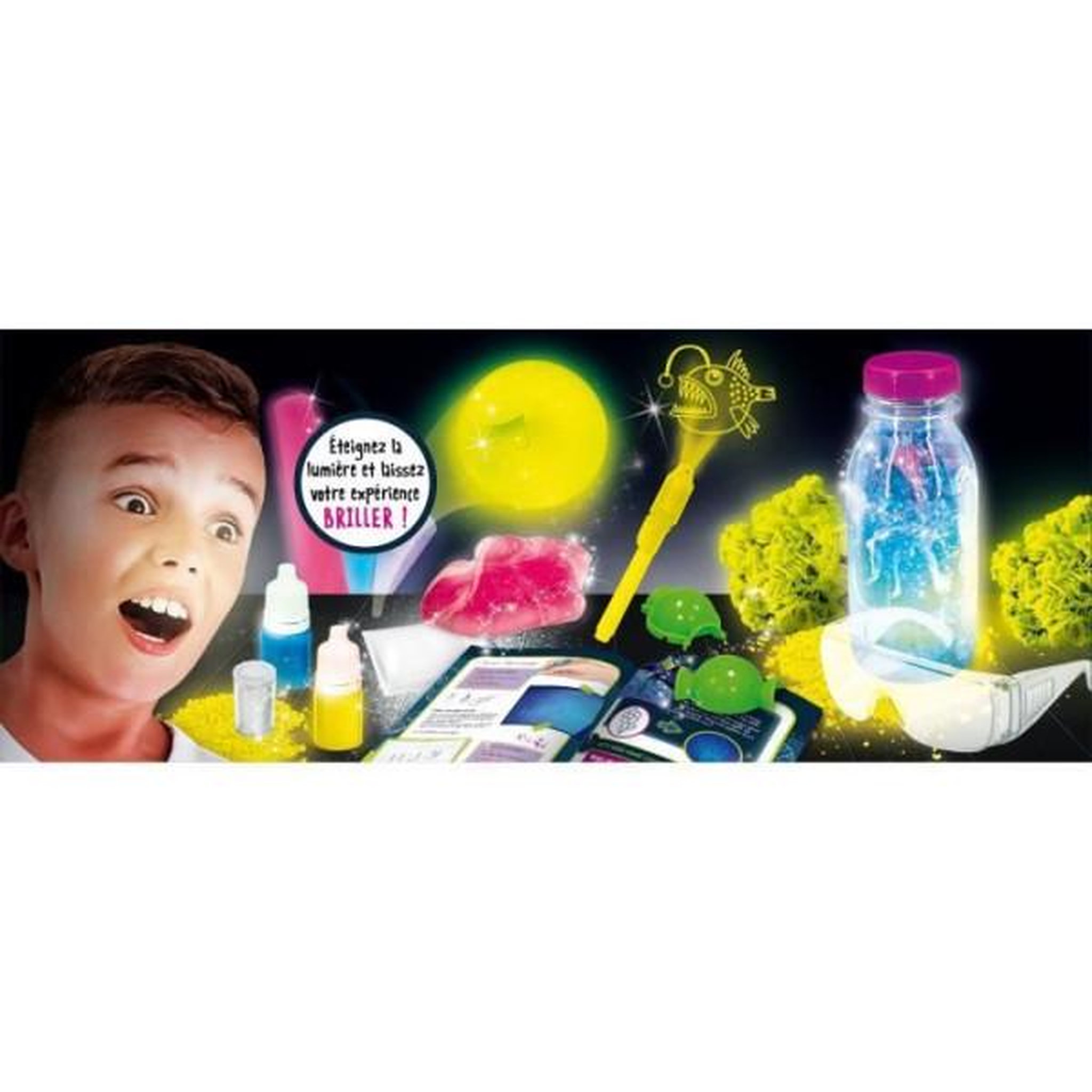 Voir la diapositive 3 : LISCIANI GIOCHI Génius Science - jeu scientifique - la science phosphorescente - LISCIANI