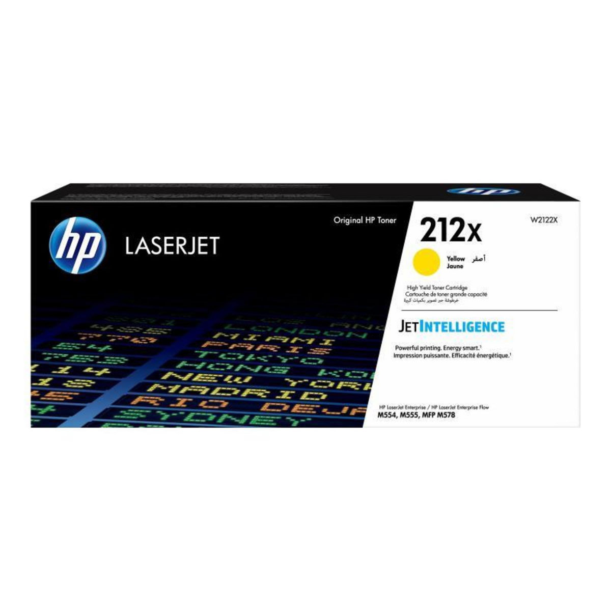 HP HP 212X Hohe Ergiebigkeit Gelb Tonerpatrone (W2122X)