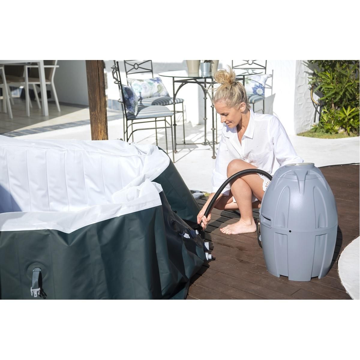 BESTWAY Spa gonflable Lay-Z-Spa  Carré - IBIZA Airjet
