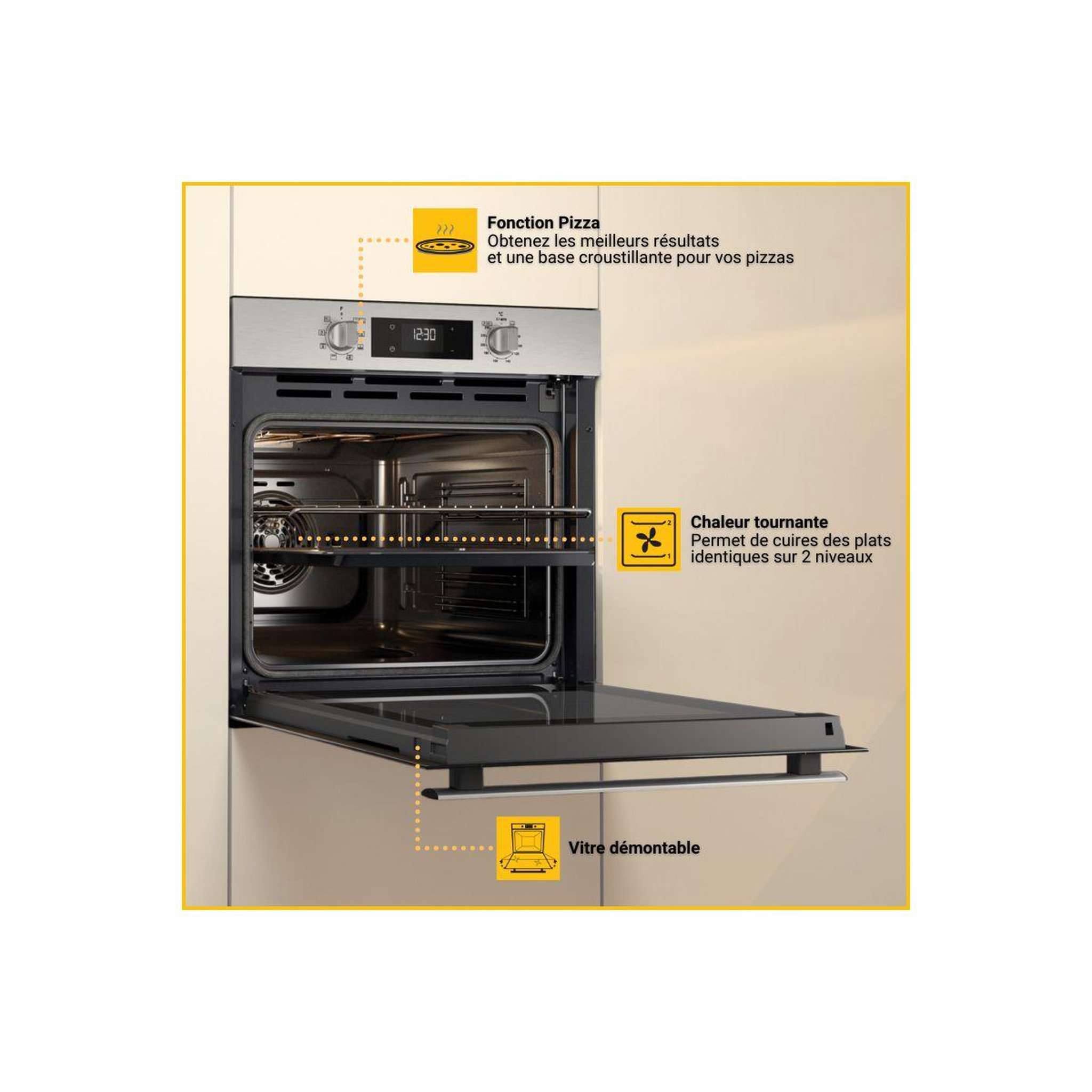 Voir la diapositive 3 : Whirlpool Four encastrable omr553rr0x