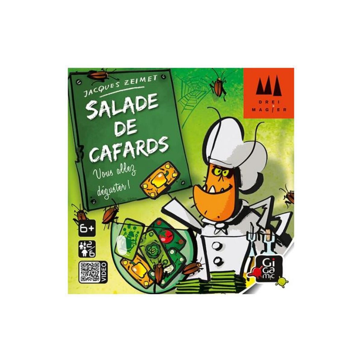 Gigamic Jeu d'ambiance Gigamic Salade de Cafards