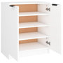 Voir la diapositive 5 : VIDAXL Armoire a chaussures Blanc 59x35x70 cm Bois d'ingenierie