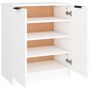 Voir la diapositive 5 : VIDAXL Armoire a chaussures Blanc 59x35x70 cm Bois d'ingenierie