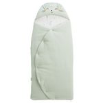 Petit Béguin Nid d'ange en gaze de coton Hello Baby. Coloris disponibles : Vert