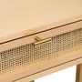 Voir la diapositive 5 : ATMOSPHERA Chevet 1 tiroir en cannage RAYO - Beige