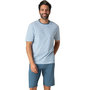 Voir la diapositive 1 : Eminence Pyjama court col rond homme Coton Bio