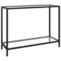 Voir la diapositive 1 : VIDAXL Table console Transparent 100x35x75 cm Verre trempe