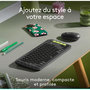 Voir la diapositive 2 : Logitech Souris sans fil POP Mouse Graphite