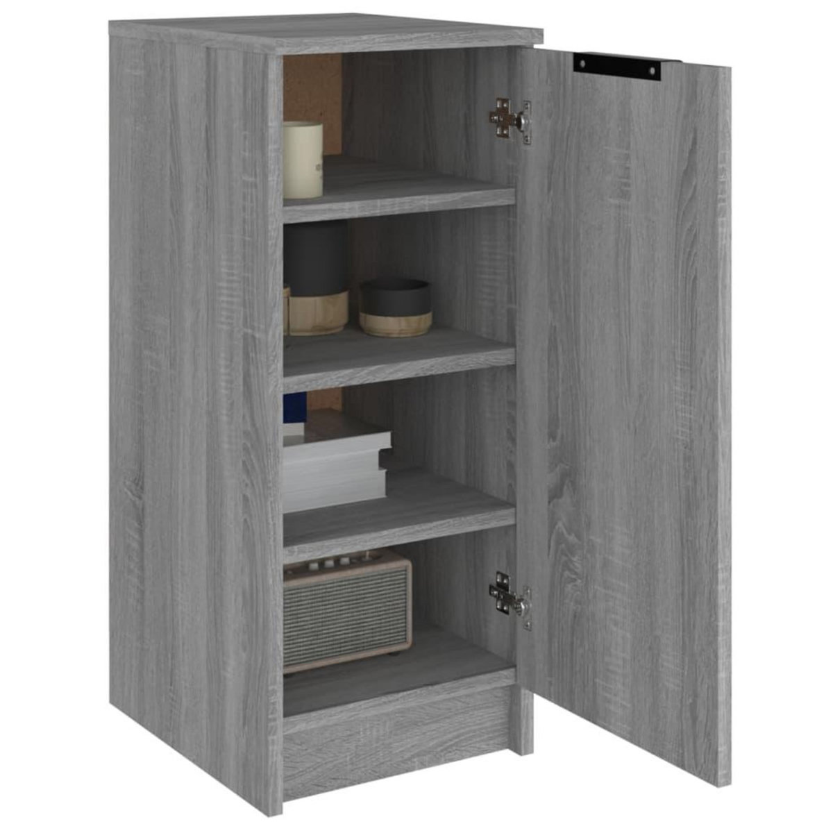 VIDAXL Meuble a chaussures Sonoma gris 30x35x70 cm Bois d'ingenierie
