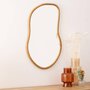 Voir la diapositive 2 : ATMOSPHERA Miroir organique en bois LIVIA - 75 x 45 cm - Beige