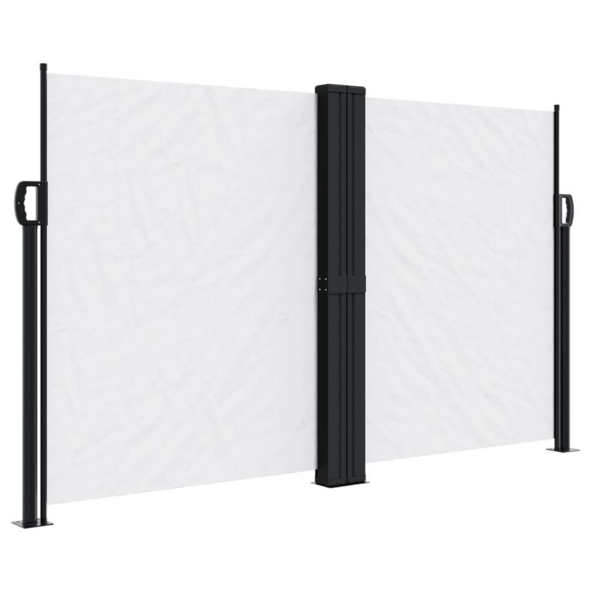 VIDAXL Auvent lateral retractable blanc 140x600 cm