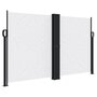 Voir la diapositive 2 : VIDAXL Auvent lateral retractable blanc 140x600 cm