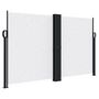 Voir la diapositive 2 : VIDAXL Auvent lateral retractable blanc 140x600 cm