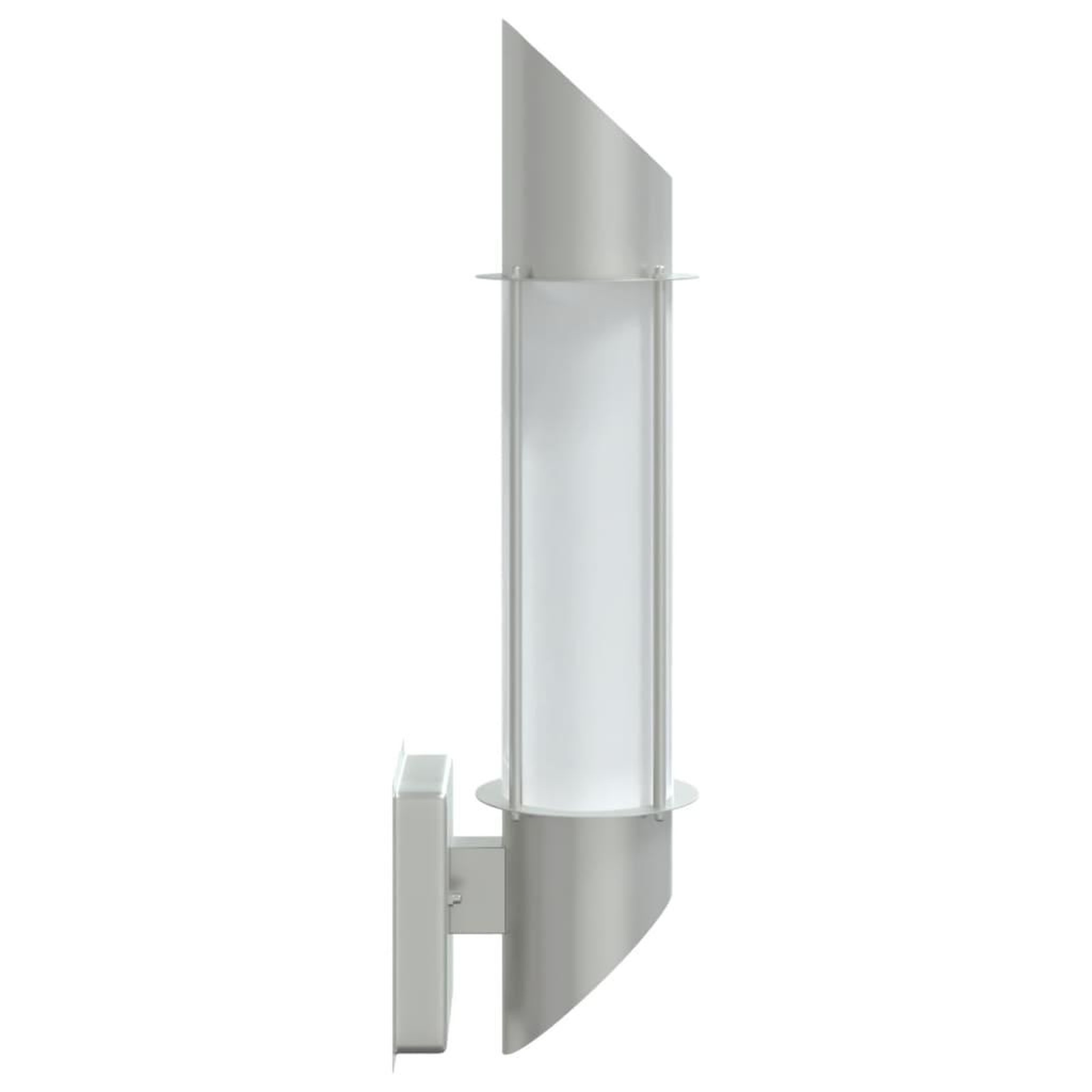 Voir la diapositive 5 : VIDAXL Appliques murales d'exterieur 2pcs argente acier inoxydable