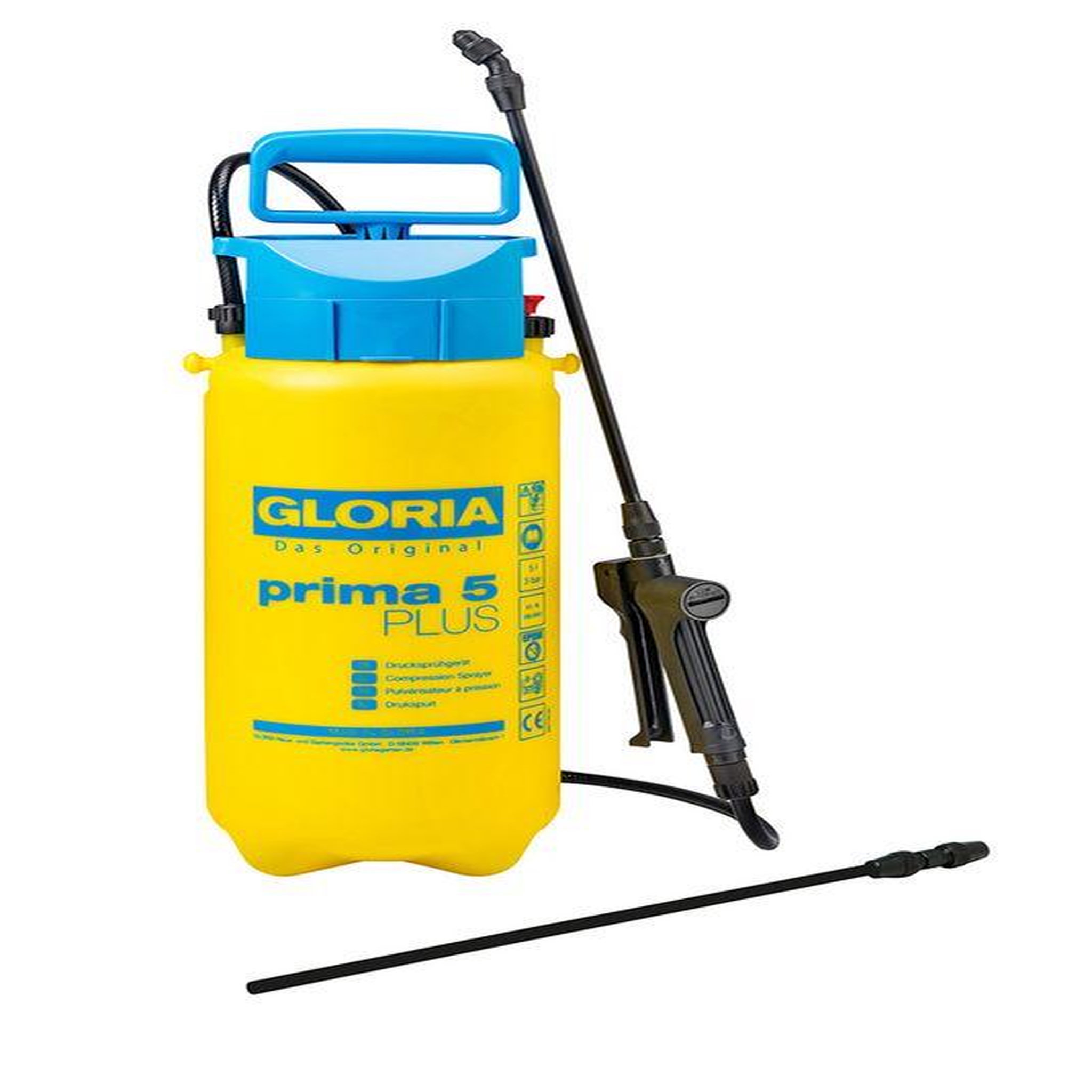 CENTRALE BRICO Pulvérisateur 5L à pression Prima 5 PLUS - application de produits acides (pélargonique)