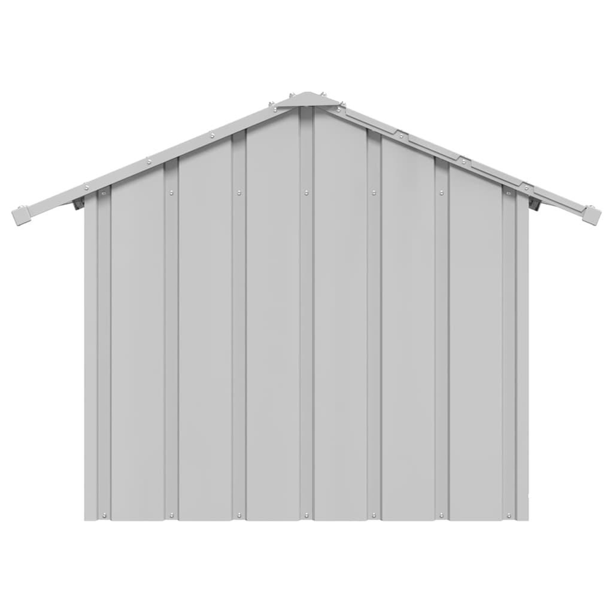 Voir la diapositive 4 : VIDAXL Niche pour chien avec toit noir 85x107x81 cm acier galvanise