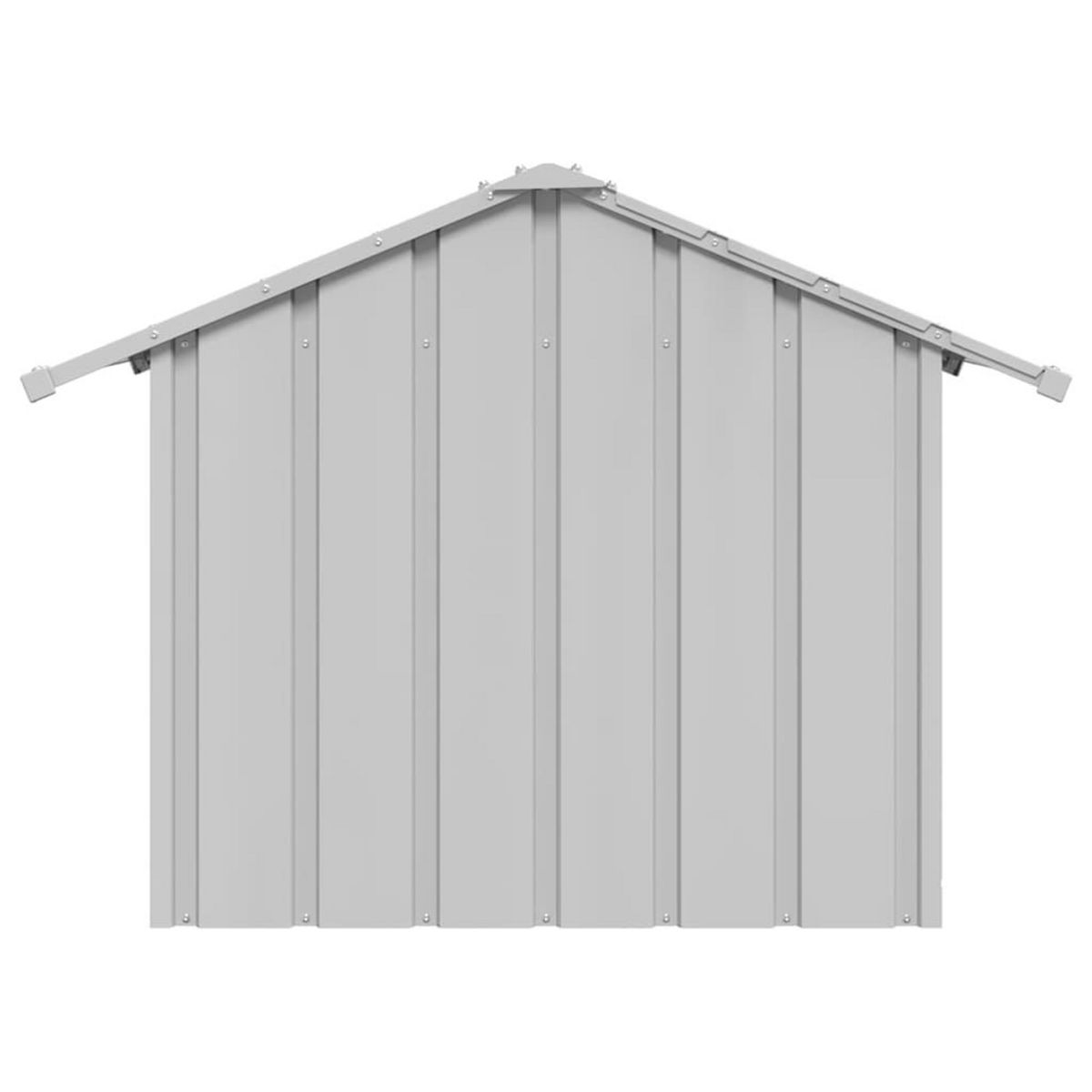 VIDAXL Niche pour chien avec toit noir 85x107x81 cm acier galvanise