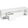 Voir la diapositive 4 : Habitat et Jardin Meuble TV LED laqué  Tina  - 187.5 x 34 x 38 cm - Blanc