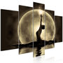 Voir la diapositive 1 : Paris Prix Tableau Imprimé 5 Panneaux  Twine Wide Golden