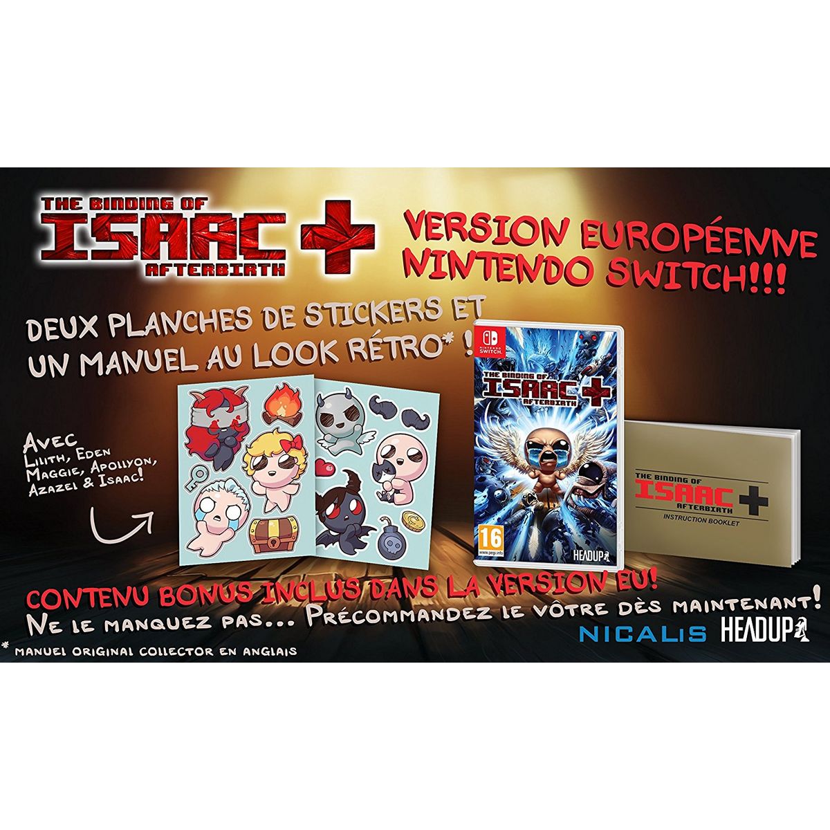 The Binding of Isaac Afterbirth +  Nintendo Switch