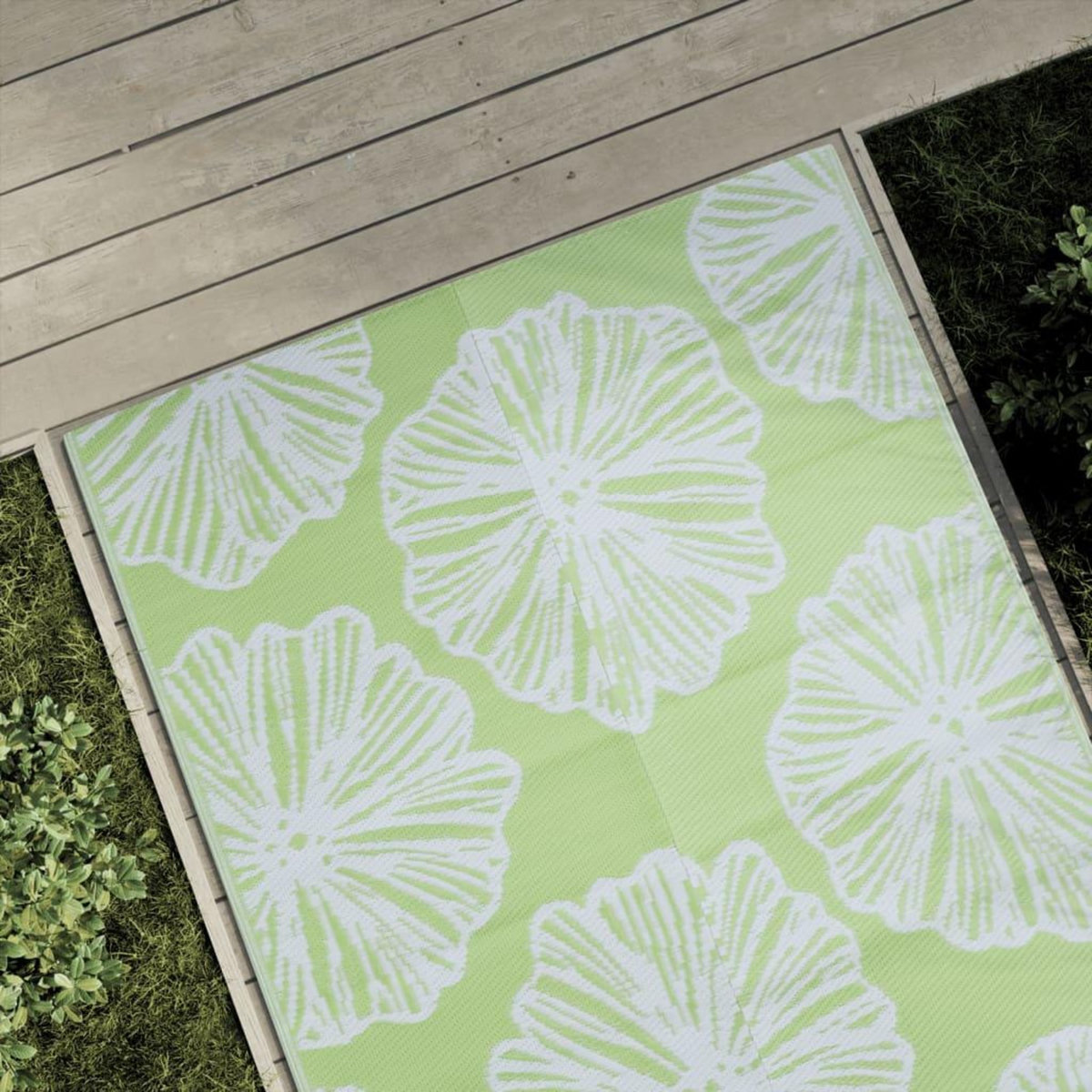 VIDAXL Tapis d'exterieur ARAKIL vert 120 x 180 cm PP