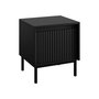 Voir la diapositive 4 : BEST MOBILIER Girona - table de chevet - noir - 45 cm