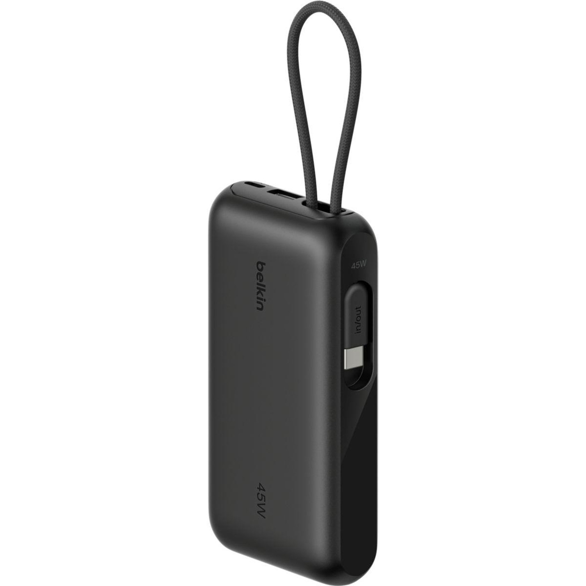Belkin Batterie externe 10k 45w avec cable intégré noir