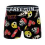 Voir la diapositive 4 : FREEGUN lot de 4 boxers enfant skate 90 Graph