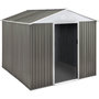 Voir la diapositive 1 : Habitat et Jardin Abri jardin métal  Dallas  - 8,84 m² - Taupe
