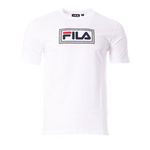 FILA T shirt  Homme Fila Build. Coloris disponibles : Blanc