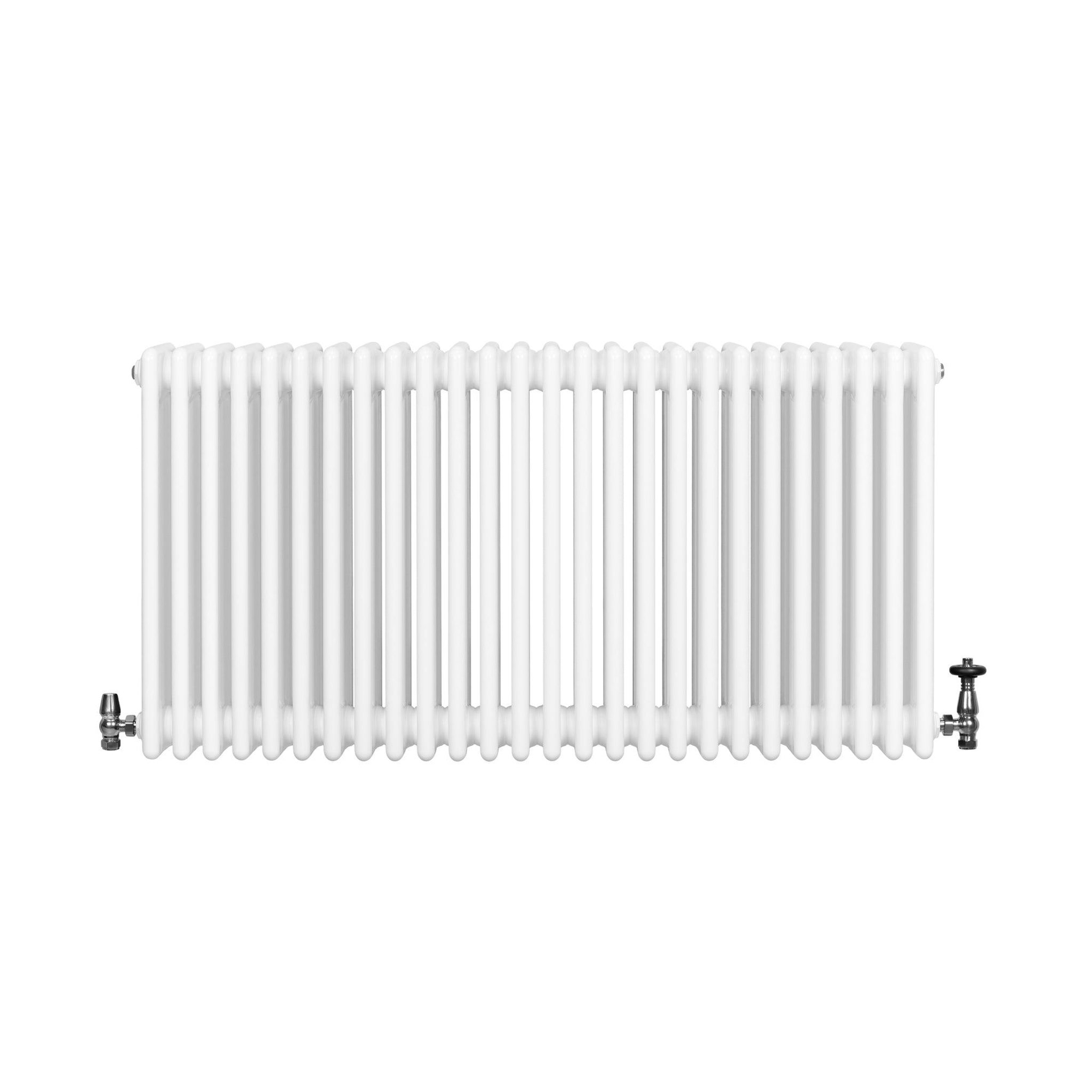 Voir la diapositive 2 : MONSTERSHOP Radiateur traditionnel à 4 colonnes & vannes - 600 x 1190 mm