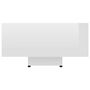 Voir la diapositive 4 : VIDAXL Table basse Blanc brillant 85x55x31 cm Bois d'ingenierie