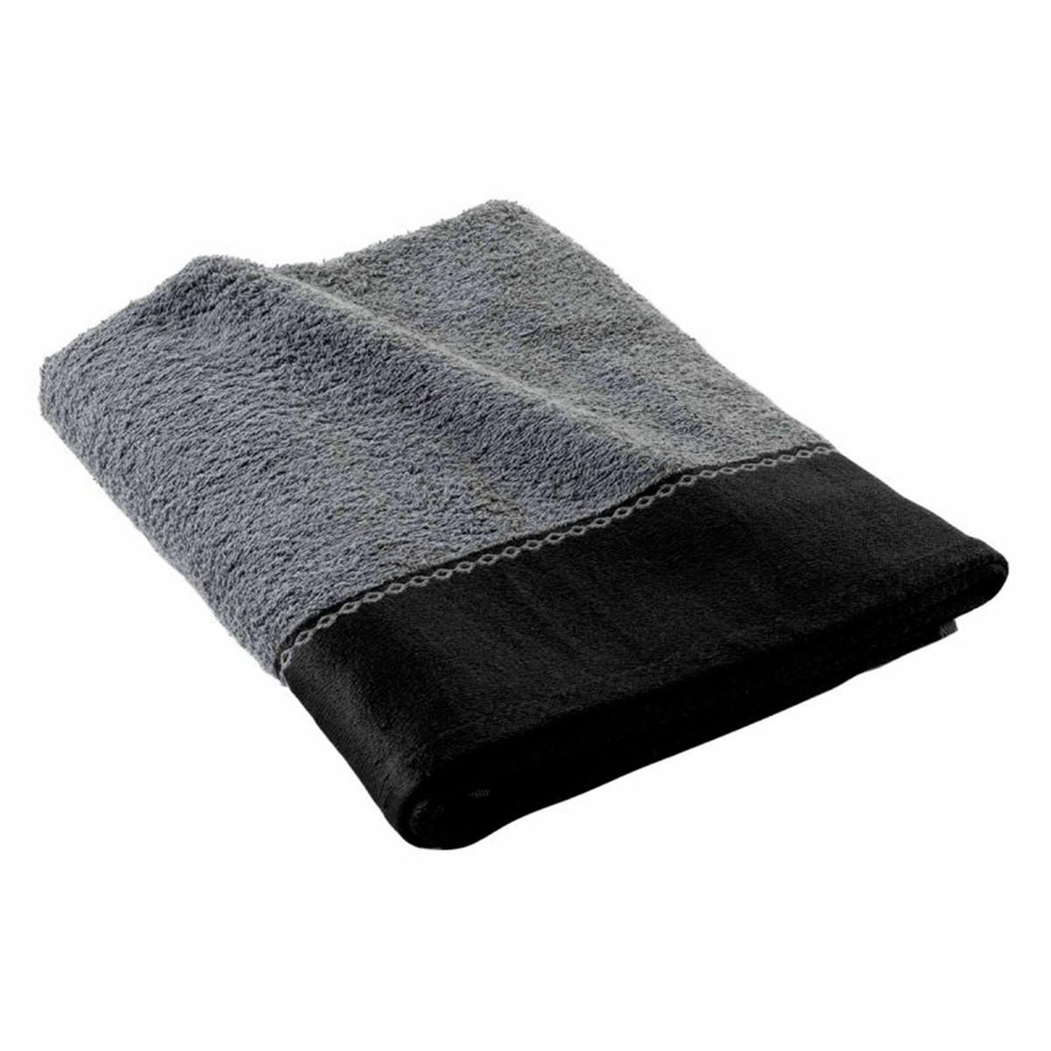Douceur d'Intérieur Drap de bain  majesty  90x150cm anthracite