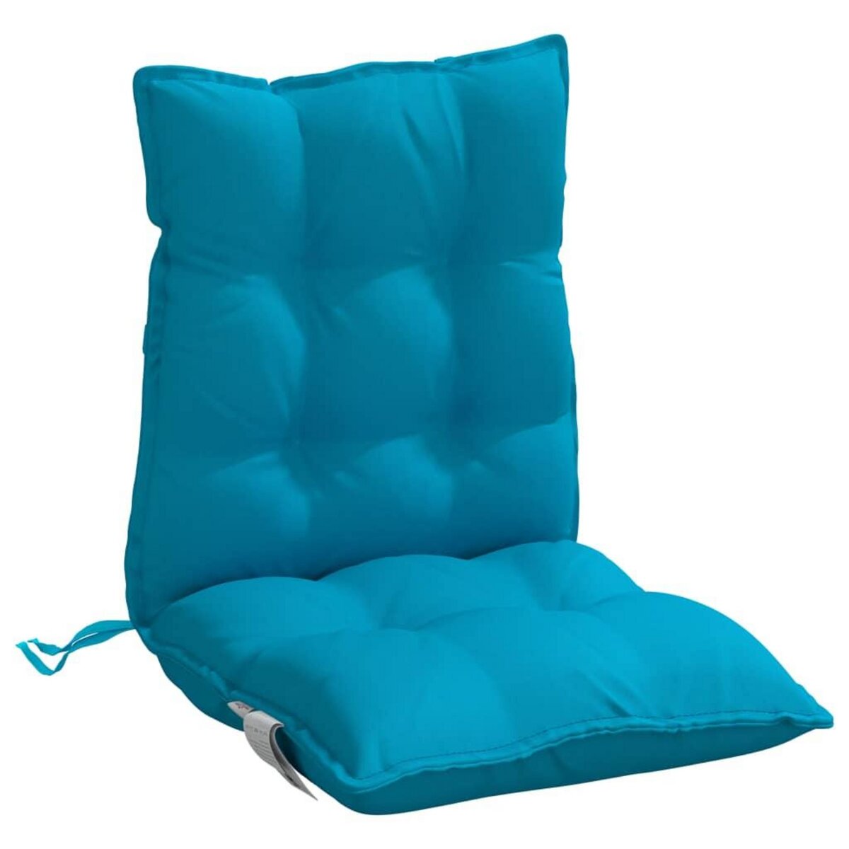 VIDAXL Coussins de chaise a dossier bas lot de 6 bleu clair