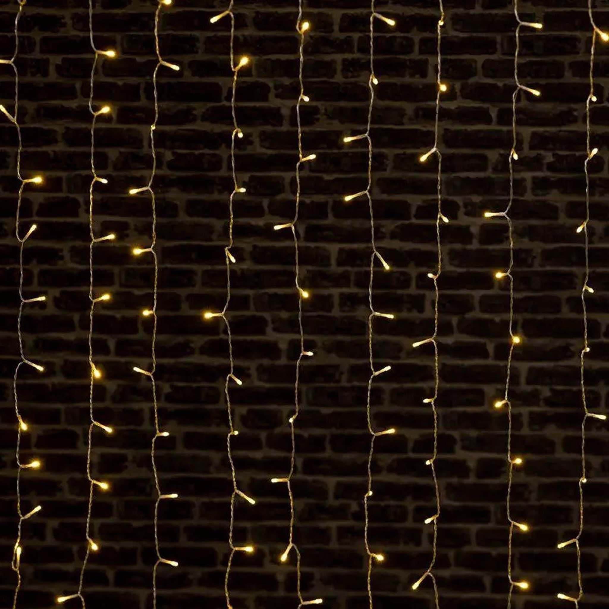FEERIC LIGHT & CHRISTMAS Rideau lumineux led  30 tombées  300cm blanc chaud